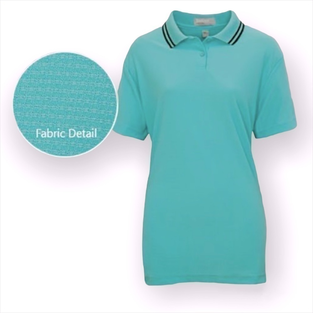 NWOT King Louie Turquoise Moisture Management Textured Shirt‌‌‌‌‌‌‌‌